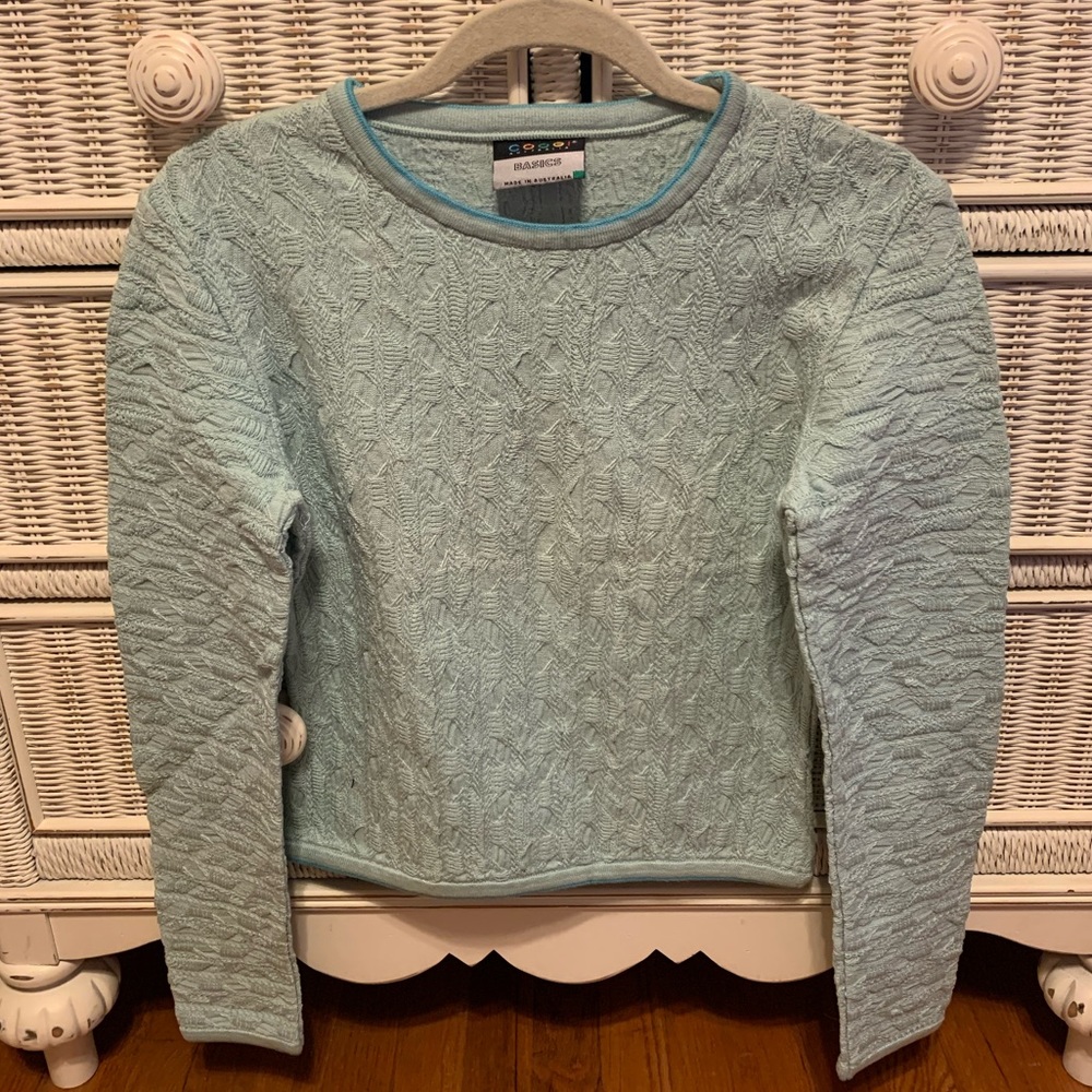 COOGI Blue Crewneck Sweater